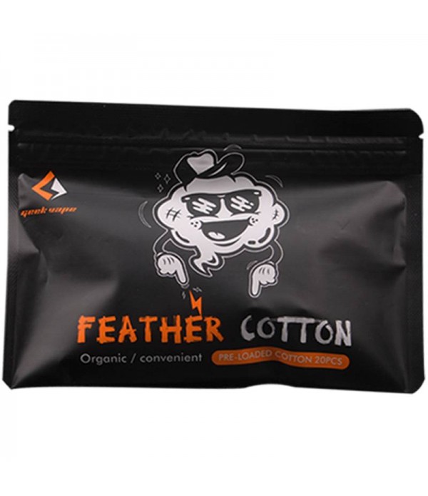 Geekvape Feather Organic Cotton (20Stück pro Pakung) | OxyZIG