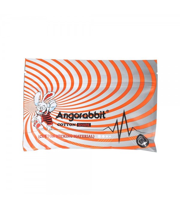 Angorabbit Cotton Orange Wickelwatte für Selbstwickler | Dampf