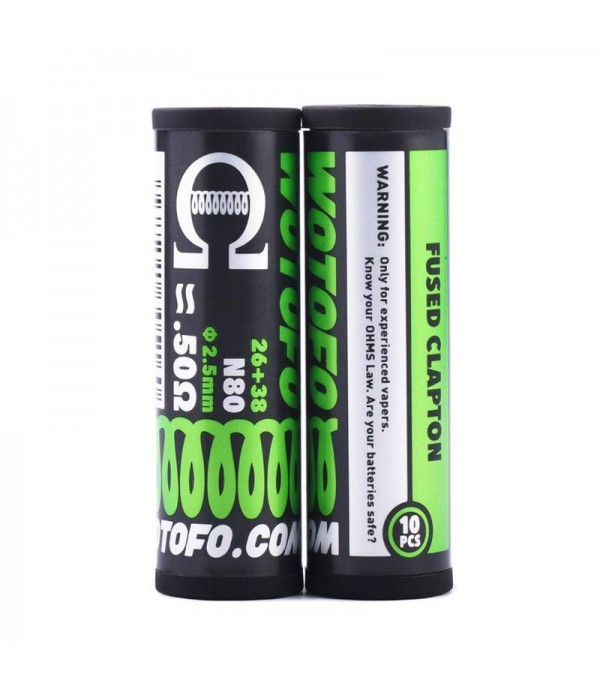 Wotofo Fused Clapton Prebuilt Wire 10er Pack Fertigwickelung | Oxyzig