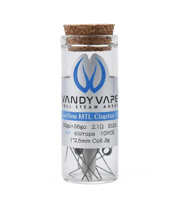 Vandy Vape Prebuilt Superfine MTL Fused Clapton Coil 10 Stück pro Pack