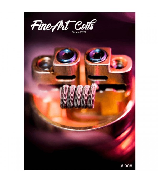 FineArt Coils - Handmade #008 3-Core Alien Coils 2 Stück