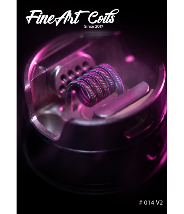 FineArt Coils - Handmade #014 V2 Framed Staple Ali...