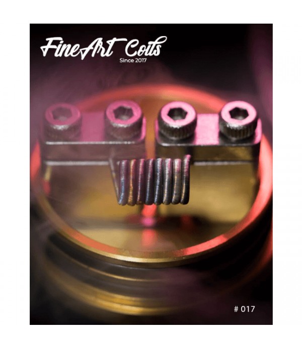 FineArt Coils - Handmade #017 Fine Fused Clapton C...