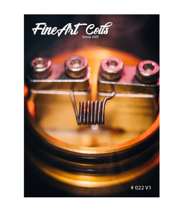 FineArt Coils - Handmade #022 MTL Clapton V1 Coils - gleiche Richtung