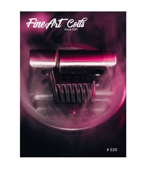 FineArt Coils - Handmade #020 Half Staggered Fused Clapton