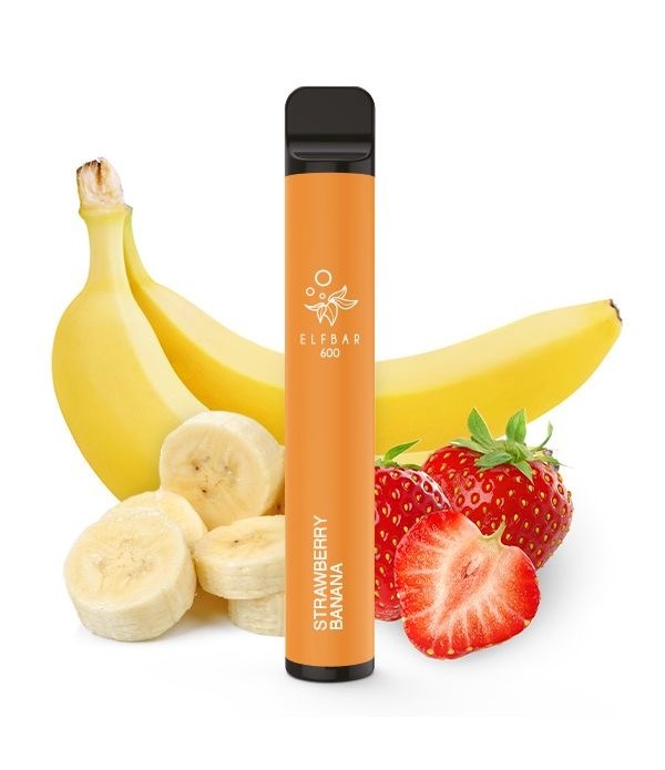 Einweg E-Zigarette - ELF BAR 600-STRAWBERRY BANANA-Disposable Pod