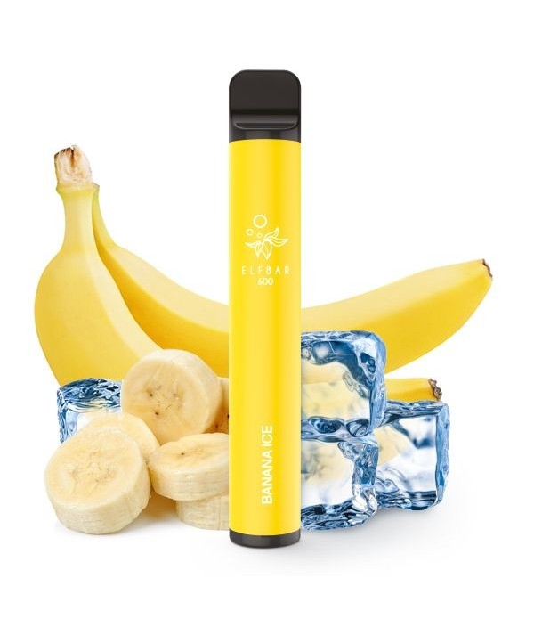 Einweg E-Zigarette - ELF BAR 600 - Banane Ice -Disposable Pod