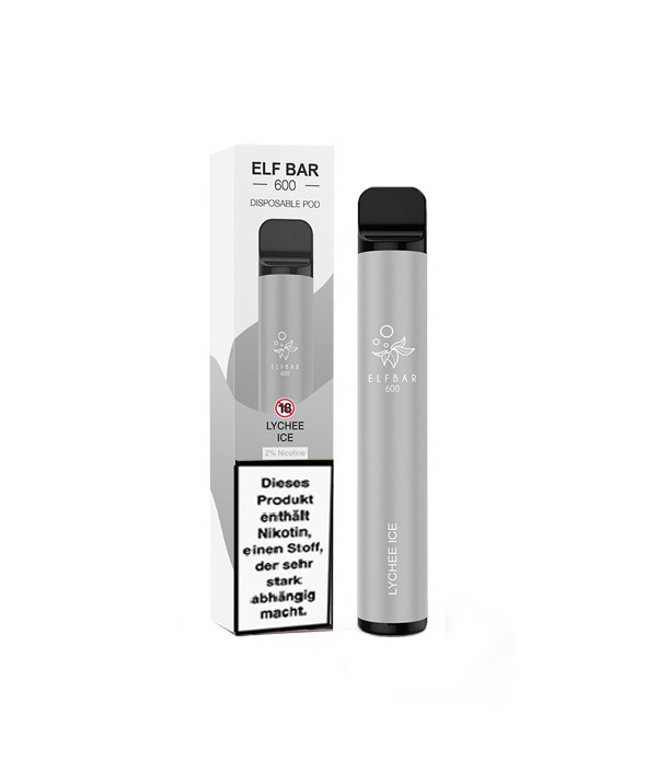 ElfBar 600- Lychee Ice -Einweg E-Zigaretten- 25Nikotin-E-Shisha