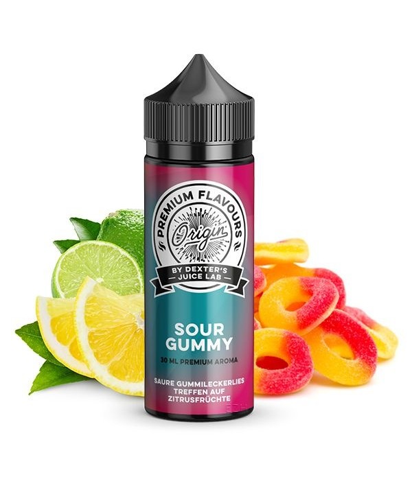 DEXTER'S JUICE LAB ORIGIN Sour Gummy Aroma 30ml I Oxyzig.de