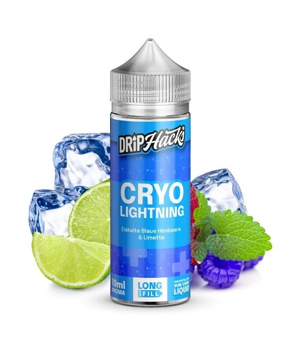 Drip Hacks -  Cryo Lightning  10 ml / 120 ml Hacks...