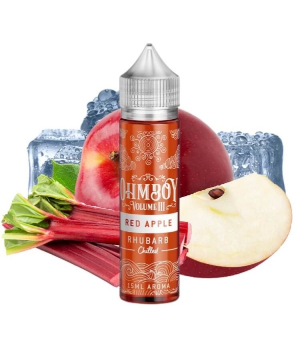 Ohmboy Volume III - Rhubarb Chilled - Red Apple - 15ml Aroma