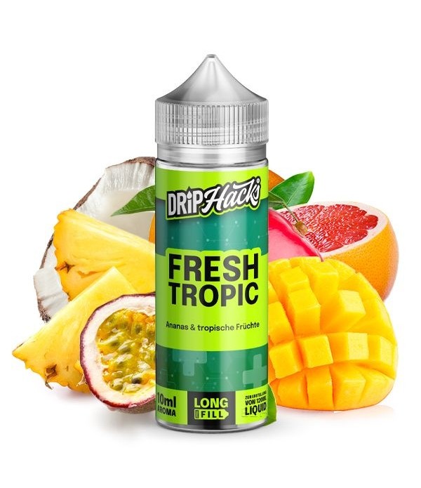 DRIP HACKS Fresh Tropic Aroma 10ml E-Zigarette &am...