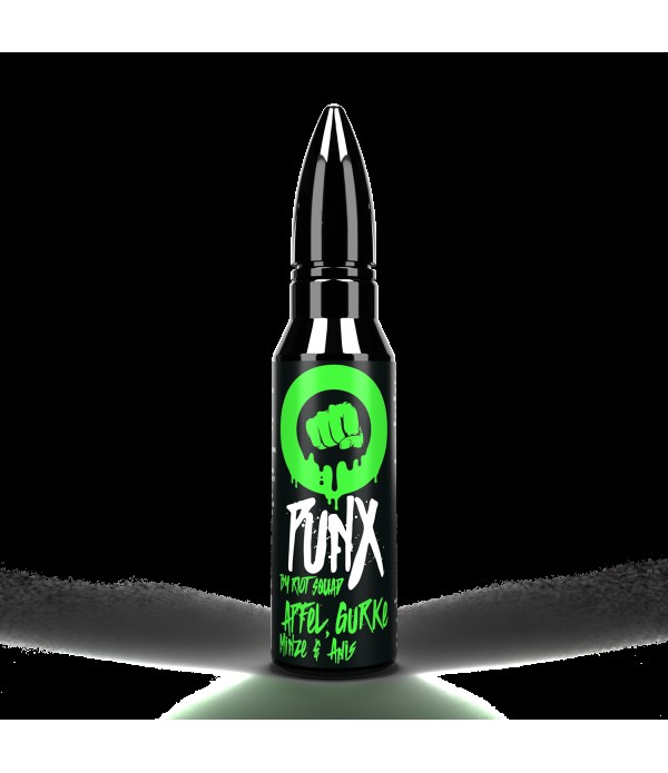 PUNX by Riot Squad - Apfel, Minze, Gurke & Anis - 15ml Aroma Longfill