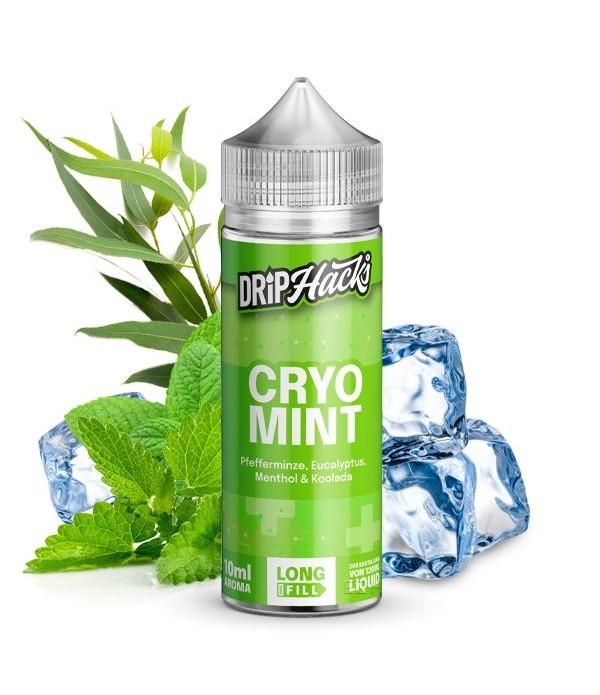 Drip Hacks -  Cryo MINT 10 ml / 120 ml Hackshot  Longfill