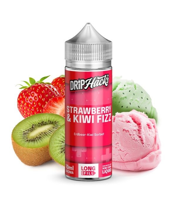 Drip Hacks -  STRAWBERRY & KIWI FIZZ  10 ml / ...