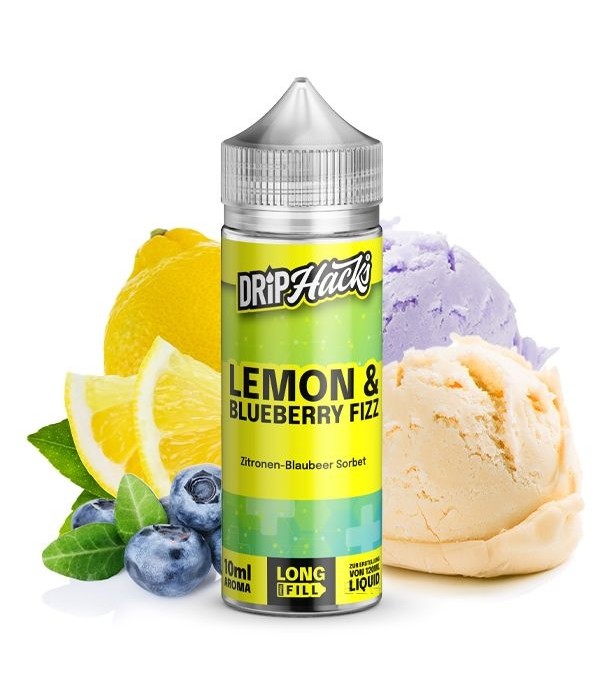 Drip Hacks -  LEMON & BLUEBERRY FIZZ  0 ml / 1...