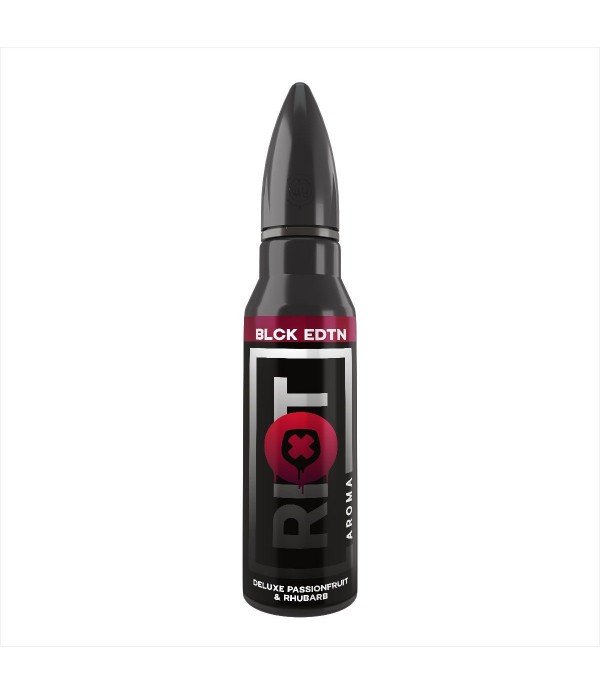 Riot Squad - Black Edition - Deluxe Passionfruit & Rhubarb - 15ml Aroma (Longfill)