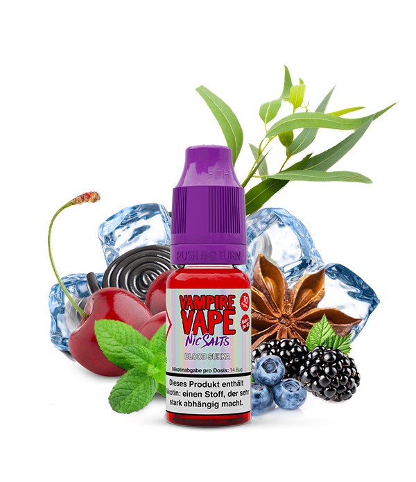 Vampire Vape- BLOOD SUKKA  -10ml Nikotinsalz Liquid I Oxyzig.de