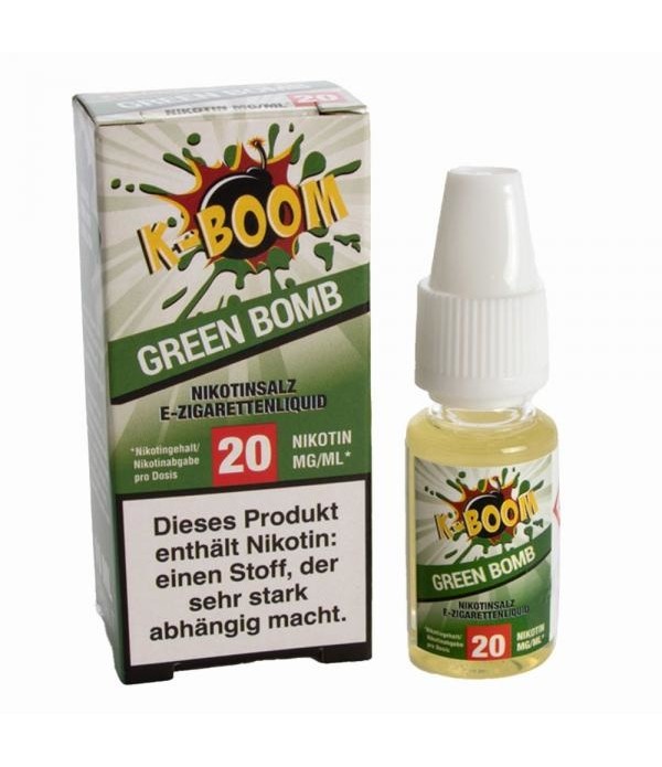 GREEN BOMB Nic Salt -NEUE REZEPTOUR-K-Boom Nic Salt  - 10ml - 20mg/ml