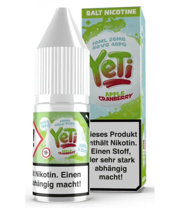 Apple Cranberry - Yeti Nikotinsalz - 10ml