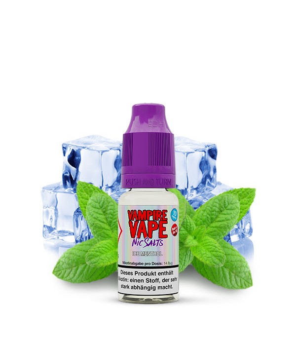 Vampire Vape- ICE MENTHOL  - 10ml Nikotinsalz Liqu...