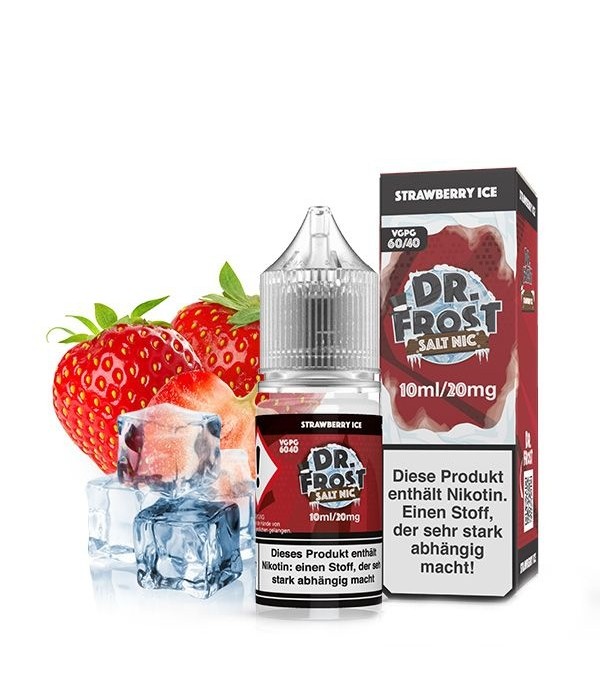 Dr Frost-Strawberry  Ice Nikotinsalz Liquid 10ml/20mg