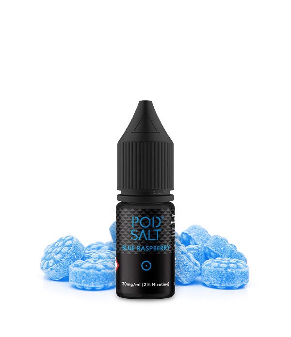 Pod Salt-BLUE RASPBERRY Nikotin Salt E-Liquid 10ml...