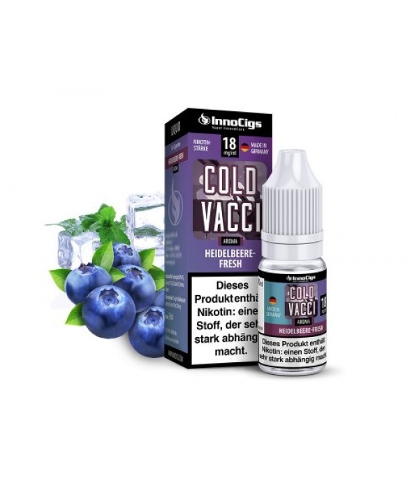 COLD VACCI HEIDELBEERE-MENTHOL E-ZIGARETTEN LIQUID