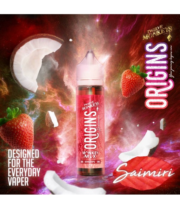 TWELVE MONKEYS - SAIMIRI - 50ML ORIGINS E-LIQUID | Oxyzig