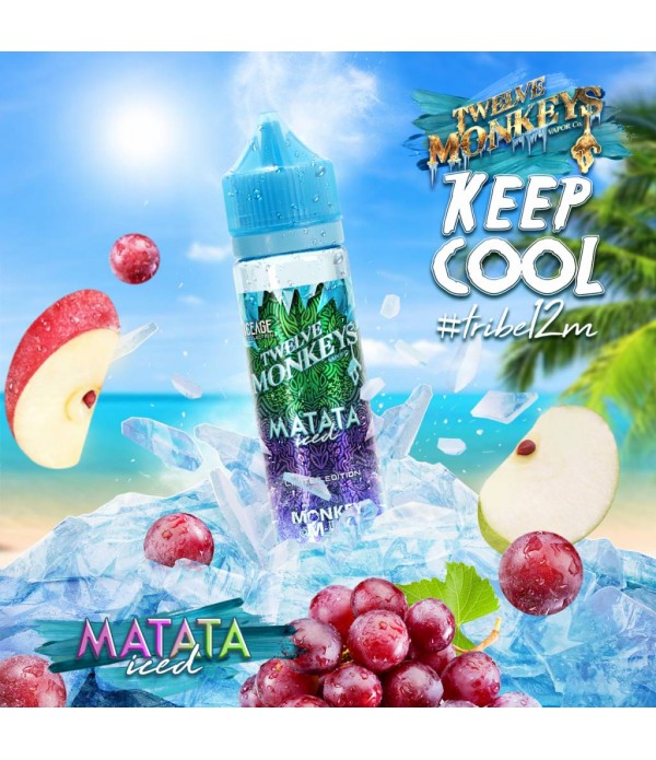 12 Monkeys - Matata Iced - 75 VG 50ML E-Liquid | E-Liquids & Dampfer Shop