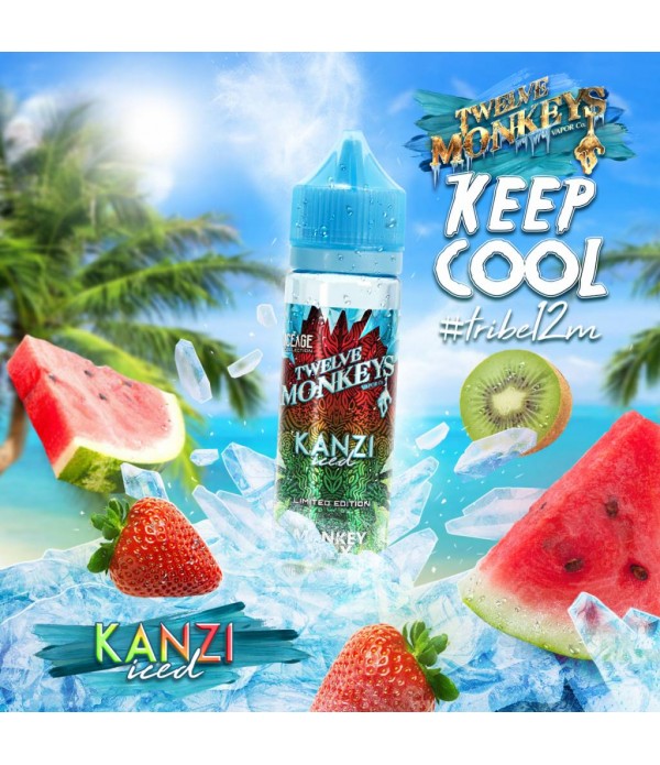 12 Monkeys - Kanzi Iced - 75 VG 50ML | E-Dampfer Liquids Shop