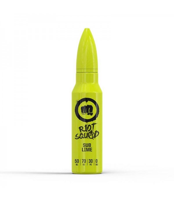 Riot Squad - Sub Lime E-Liquid 50ml | OxyZIG E-Liquids & Vape Shop