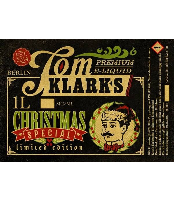 TOM KLARKs CHRISTMAS -Limited Edition  60ml | Dampfer Shop