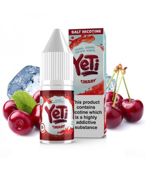 Yeti Nikotinsalz - Cherry 20mg Salt Nic E-Liquid