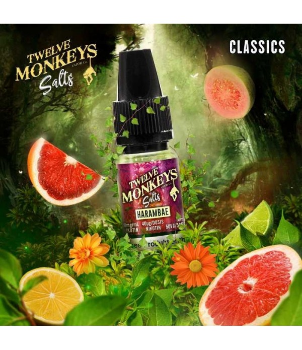 12 Monkeys - Harambae 10ml Nikotinsalz Liquid 20mg...