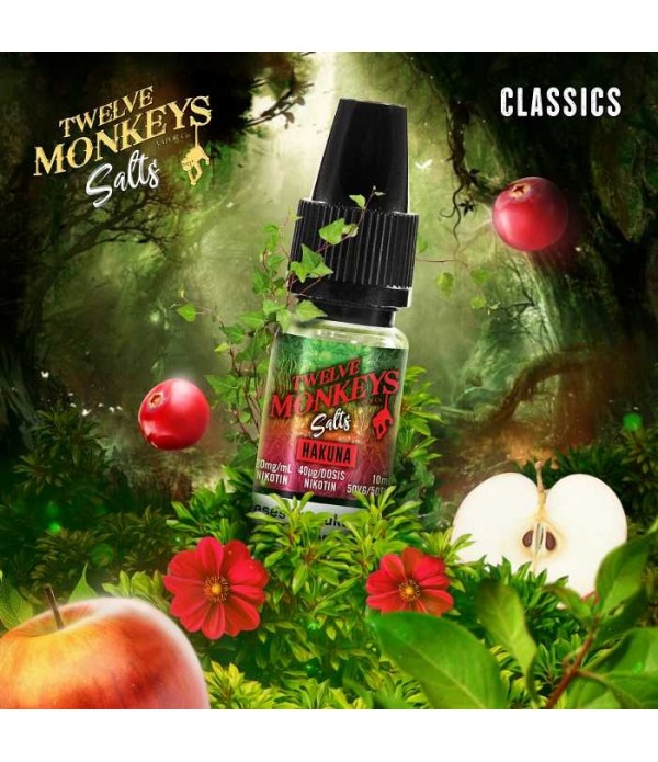 12 Monkeys - Hakuna 10ml Nikotinsalz Liquid 20mg und 10mg