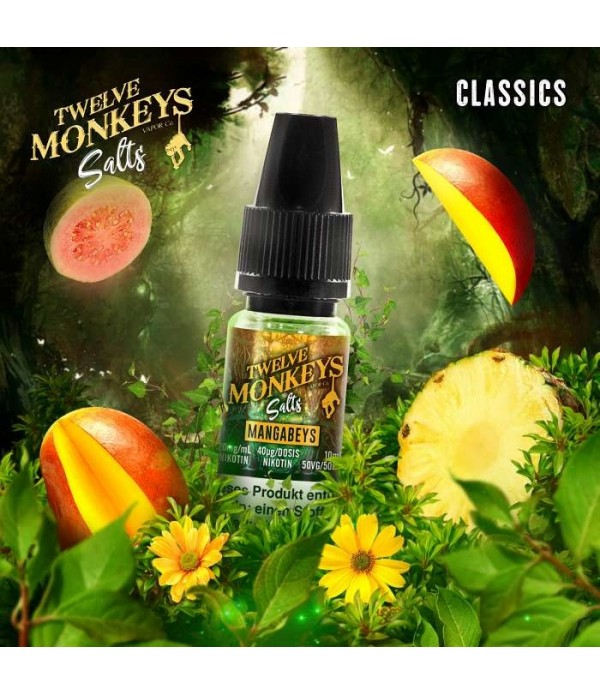 12 Monkeys - Mangabeys 10ml Nikotinsalz Liquid 20mg und 10mg