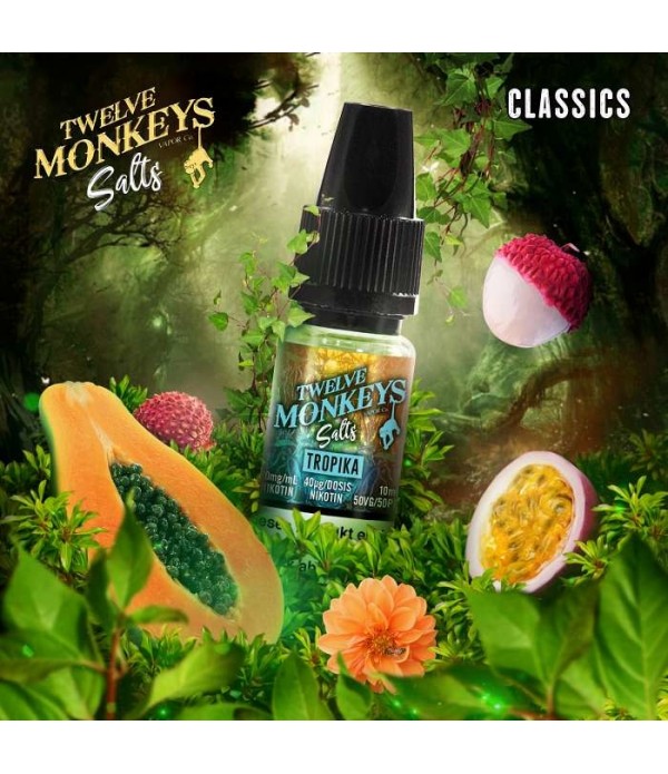 12 Monkeys - Tropika 10ml Nikotinsalz Liquid 20mg und 10mg