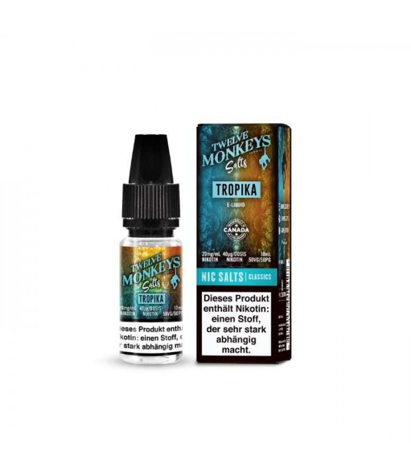 12 Monkeys - Tropika 10ml Nikotinsalz Liquid 20mg und 10mg