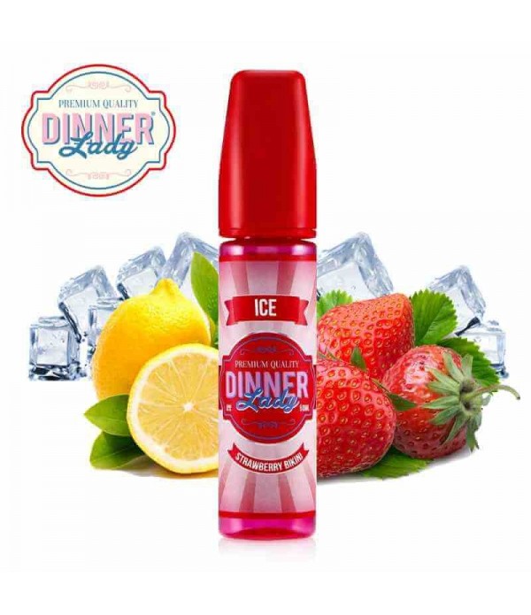 Dinner Lady Ice - Strawberry Bikini Ice 50ml E-Liq...