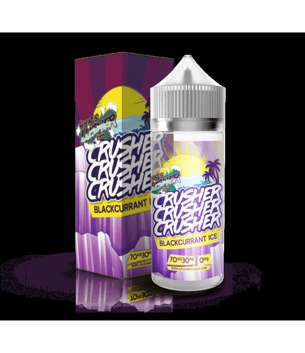 Crusher E-Liquid - Blackcurrant Ice 100ml