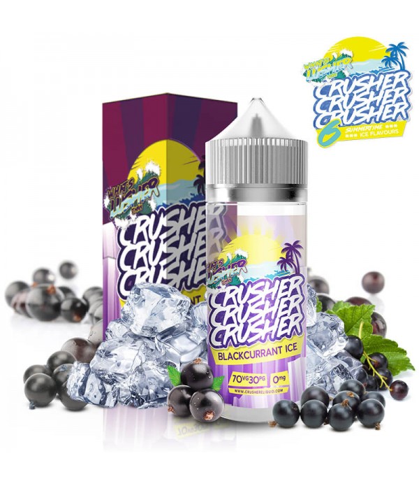 Crusher E-Liquid - Blackcurrant Ice 100ml