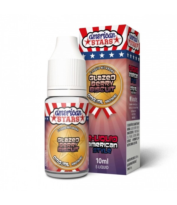 American Stars GLAZED BERRY BISCUIT 10 ml Liquid