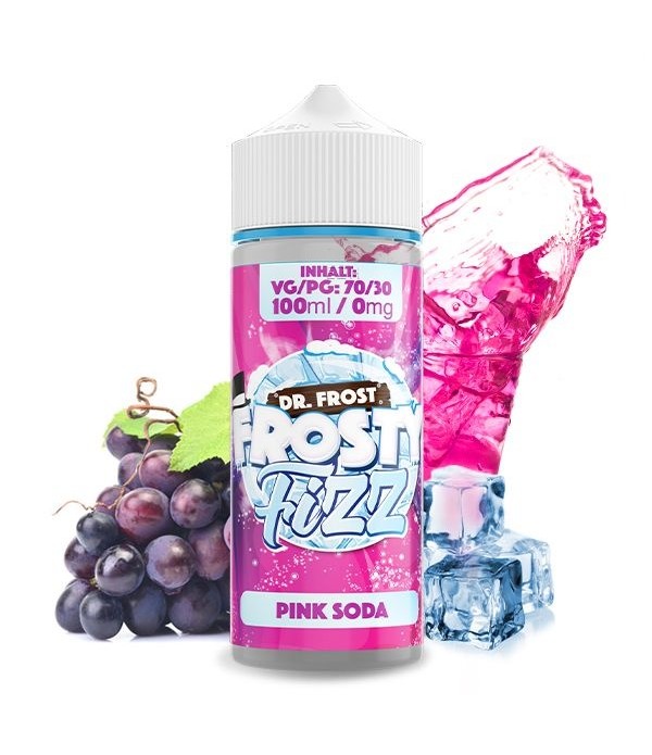 Dr Frost-Frosty Fizz Pink Soda Liquid 100 ml