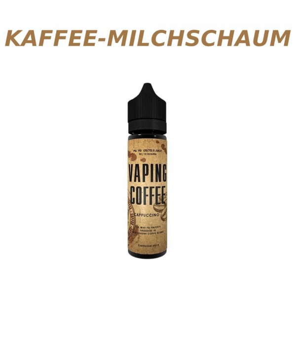 VAPING COFFEE-CAPPUCCINO -LIQUID 50 ML