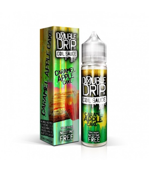 Double Drip Liquid-Caramel Apple Cake 50 ml Shortf...