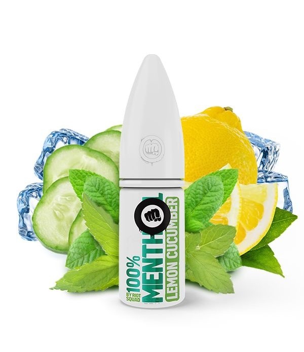 RIOT SQUAD 100% Menthol Lemon Cucumber Menthol Hyb...