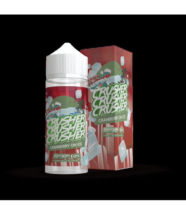 Crusher E-Liquid - Cranberry on Ice 0mg 100ml