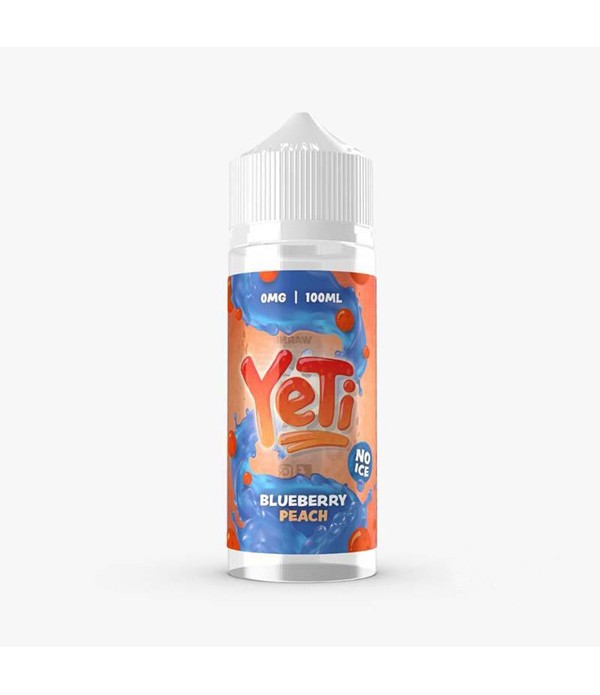 Blueberry Peach - No Ice 100ml Shortfill Liquid by YeTi