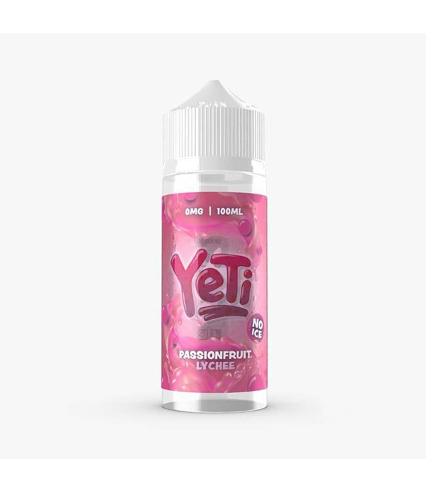 Passionfruit Lychee – No Ice 100ml Shortfill Liquid by YeTi